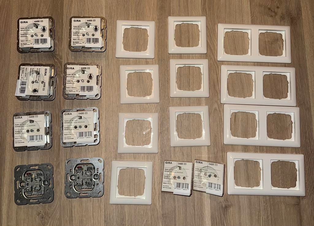 Gira schakelmateriaal (nieuw, niet gebruikt), Doe-het-zelf en Verbouw, Elektra en Kabels, Ophalen of Verzenden, Nieuw, Stopcontact