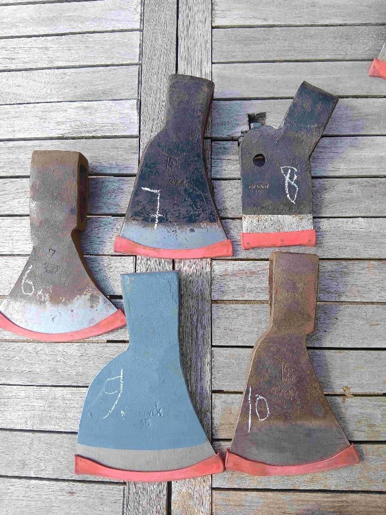 Lot new old stock Franse bijlkoppen Bret/Rival/Talabot, Verzenden