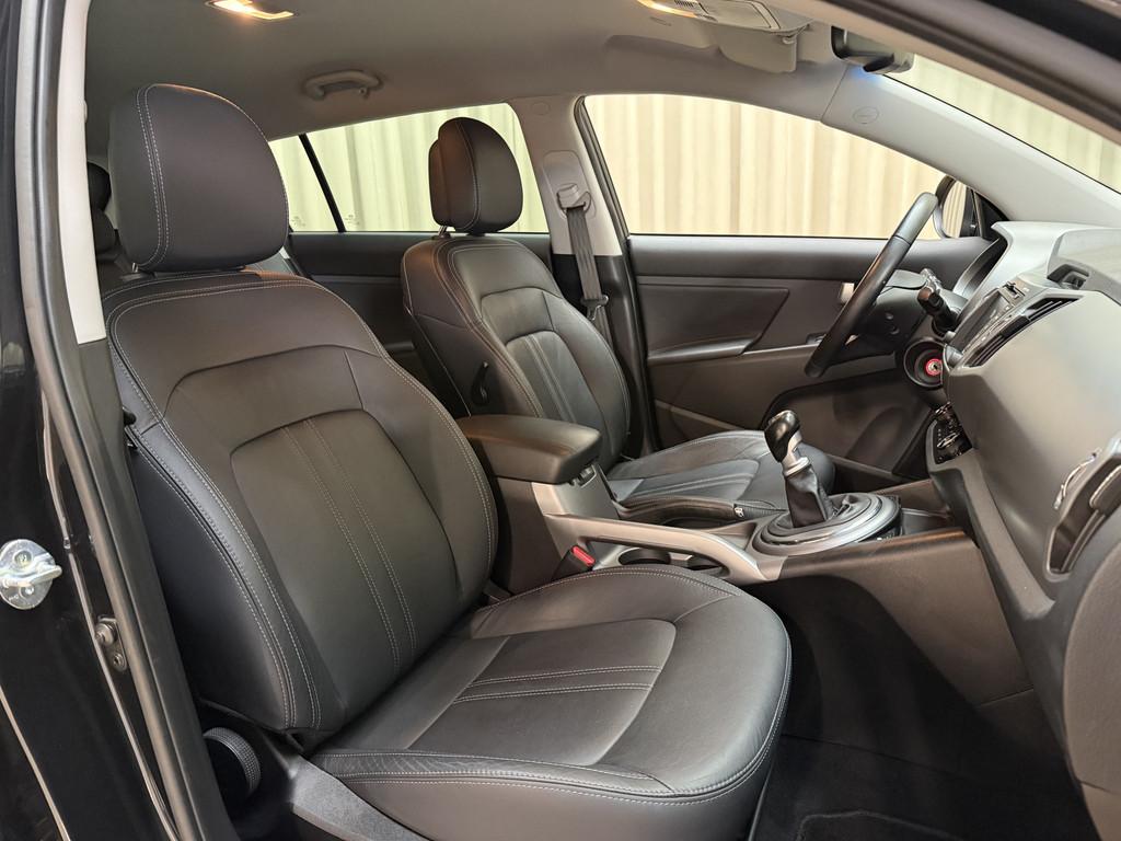 Kia Sportage 1.6 GDI Dealer Onderhouden / Leder / Afn. Trekh, Auto's, Voorwielaandrijving, Euro 5, 135 pk, Gebruikt