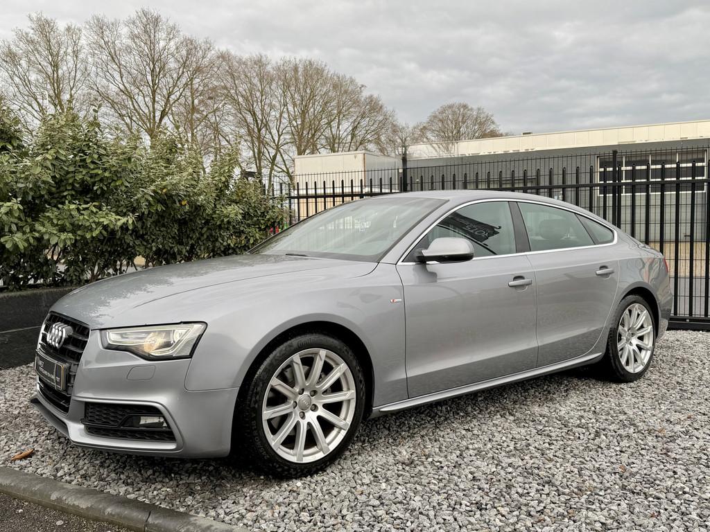 Audi A5 Sportback 1.8 TFSI Aut S-Line Sport Edit Navi|Leer|X, Gebruikt, 4 cilinders, 4 stoelen, Leder en Stof