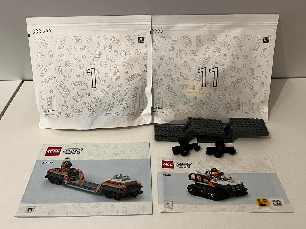 Lego 60470 - wagon met voertuig, Ophalen of Verzenden, Nieuw, Complete set, Lego