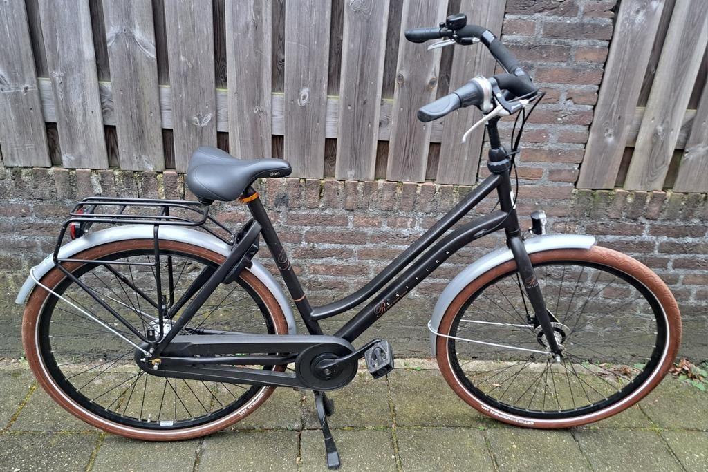 Cortina Roots Transportfiets – Matzwart – Topstaat!, Fietsen en Brommers, Fietsen | Dames | Damesfietsen, Versnellingen, 56 cm of meer