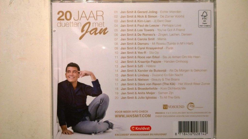 Jan Smit - 20 Jaar Duetten Met Jan, Ophalen of Verzenden, Zo goed als nieuw, Pop