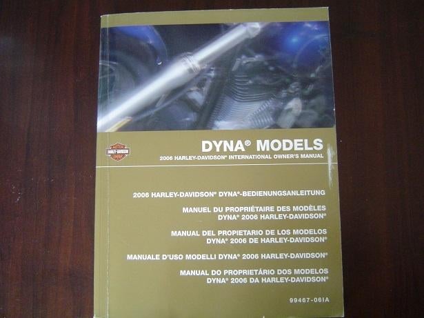 HARLEY DAVIDSON 2006 DYNA models owner's manual, Motoren, Ophalen of Verzenden, Harley-Davidson of Buell