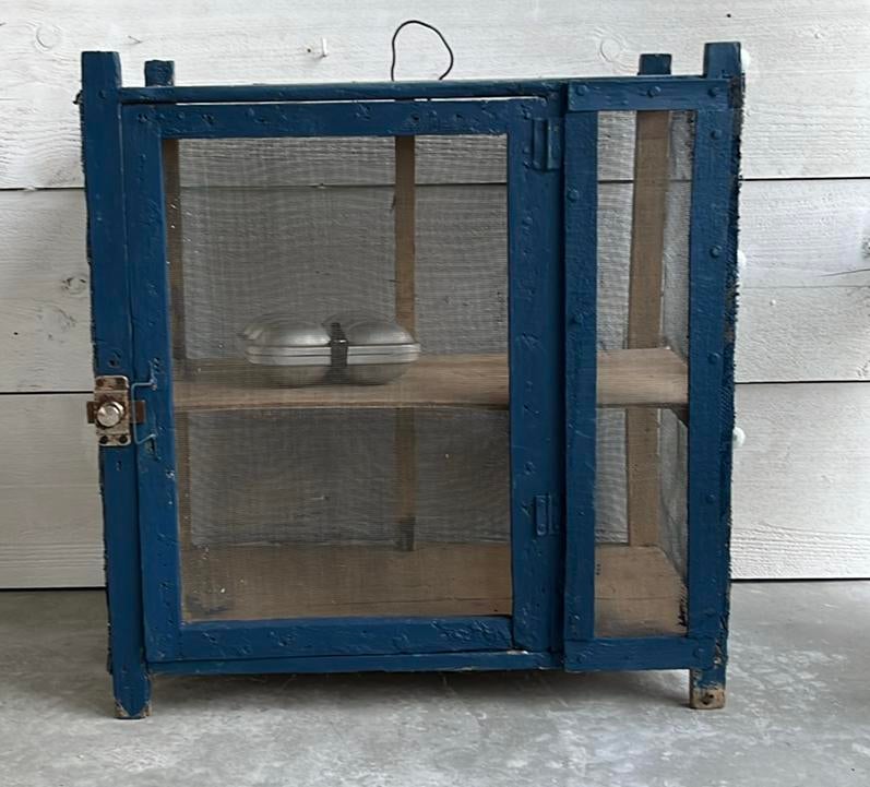 Frans brocante vliegenkastje, Ophalen of Verzenden