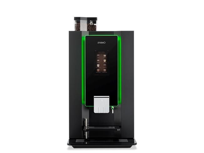 Animo OptiBean 3 Touch, Witgoed en Apparatuur, 10 kopjes of meer, Koffiemachine, Refurbished, Koffiebonen