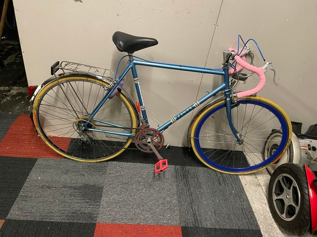 Valuas vintage retro racefiets tour bike heren dames fiets, Fietsen en Brommers, Fietsen | Oldtimers, 55 tot 59 cm, Ophalen