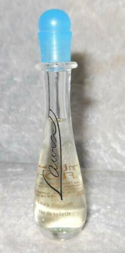 Parfum miniatuur Laura biagiotti Laura, Ophalen of Verzenden, Zo goed als nieuw, Miniatuur, Gevuld