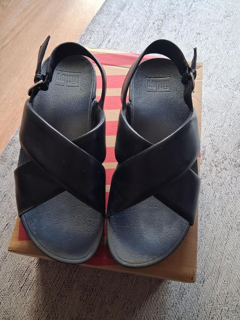 Fitflop sandalen maat 39 zwart, Zwart, Fitflop, Gedragen, Sandalen of Muiltjes
