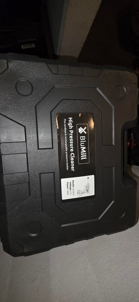 Blumill Draagbare Hogedrukreiniger - Nieuw in doos, Ophalen of Verzenden, Nieuw, Accu, Blumill