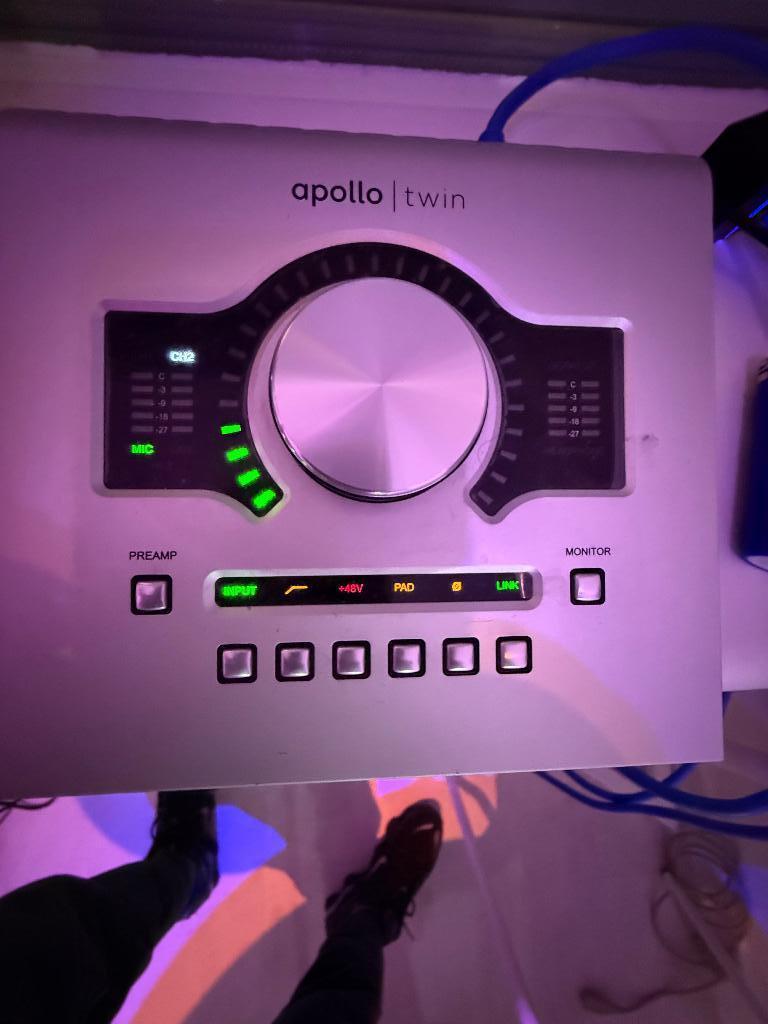 Apollo Twin Versie UAD2 duo core universal audio soundcard, Computers en Software, Geluidskaarten, Ophalen, Zo goed als nieuw