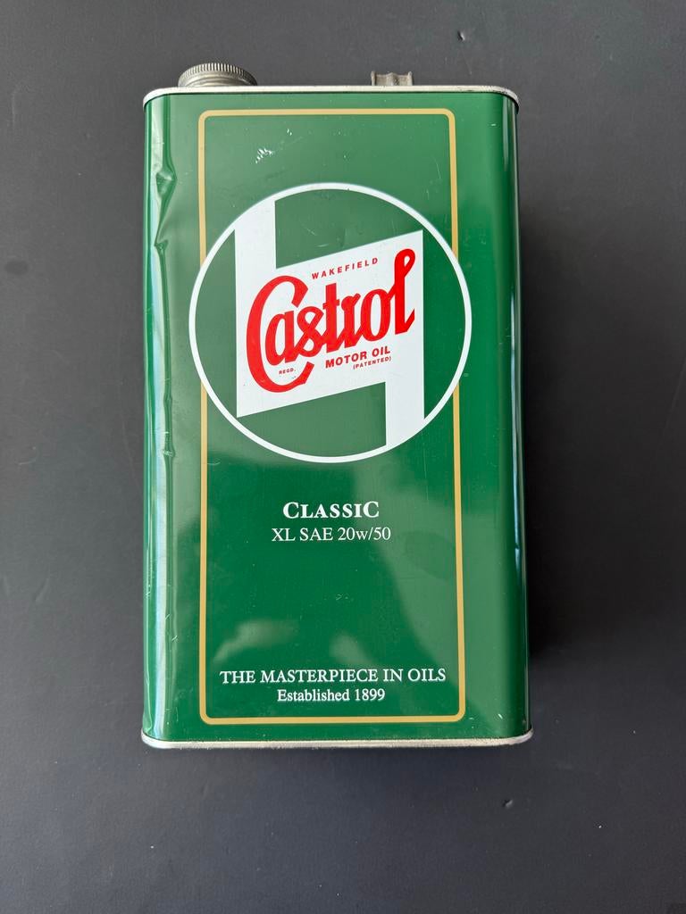 Castrol Classic XL SAE 20W/50 Motorolie Blik (leeg), Verzamelen, Ophalen of Verzenden, Gebruikt