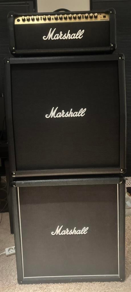 Marshall Valvestate VS100H + 2x Marshall 4x12 Cabinets 8412, Ophalen, Gebruikt, Gitaar, 100 watt of meer