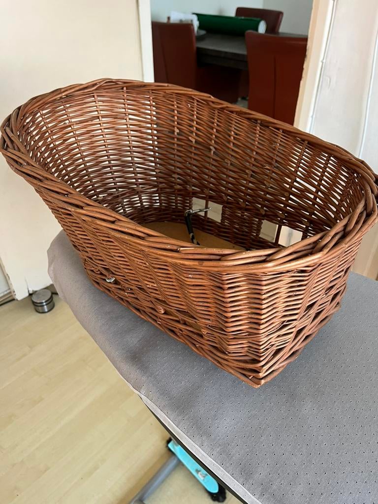 Fietsmand voor hond achterop, Ophalen, Zo goed als nieuw, Riet