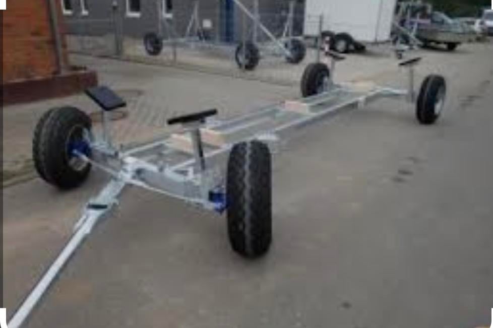 Weihe haventrailer  6 ton zo goed als nieuw 8 meter lengte, Watersport en Boten, Boottrailers, Ophalen, Zo goed als nieuw