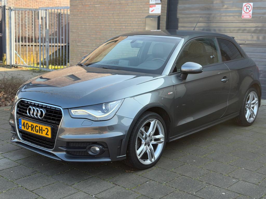 Audi A1 1.4 TFSI S edition Automaat Apk Clima Bi-xenon Leder, Euro 5, Zwart, 4 cilinders, 1165 kg