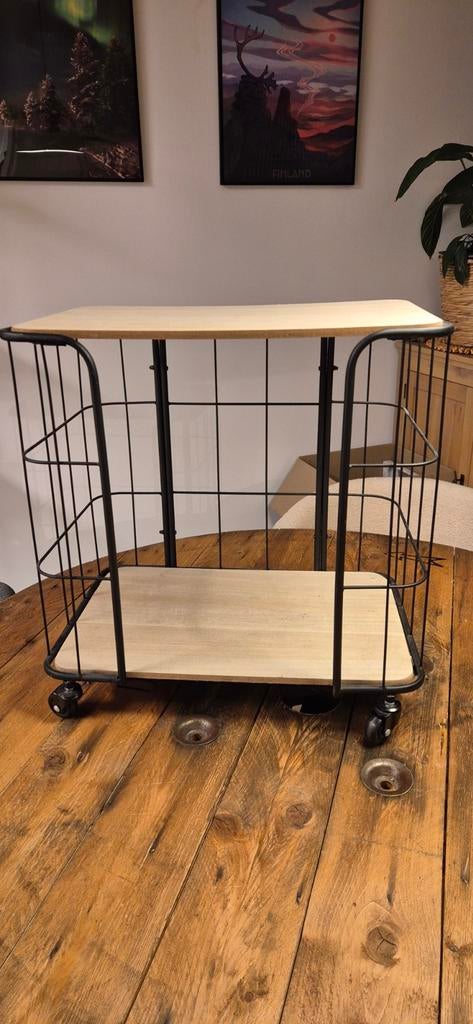 Klein bakkerskastje op wielen - 50x33x50 cm, Ophalen, Gebruikt