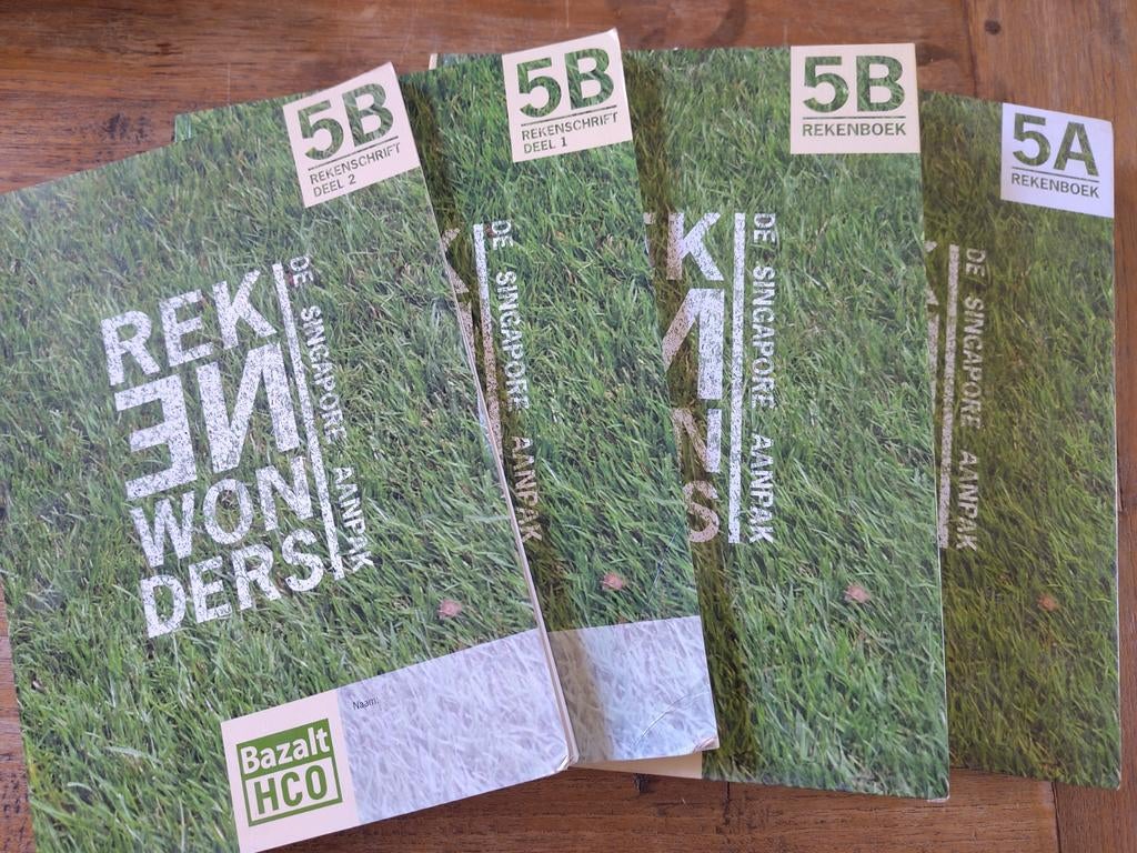 Rekenwonders deel 5, Ophalen of Verzenden, Zo goed als nieuw, Overige niveaus