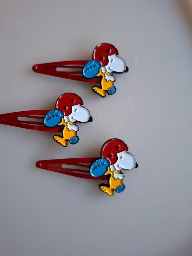 Peanuts Snoopy & Woodstock metalen haarspeldjes Hot Topic, Ophalen of Verzenden, Gebruikt