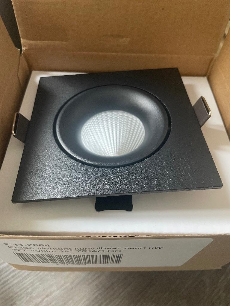 Vier ongebruikte inbouwspots, Metaal of Aluminium, Nieuw, Ophalen of Verzenden, Inbouw