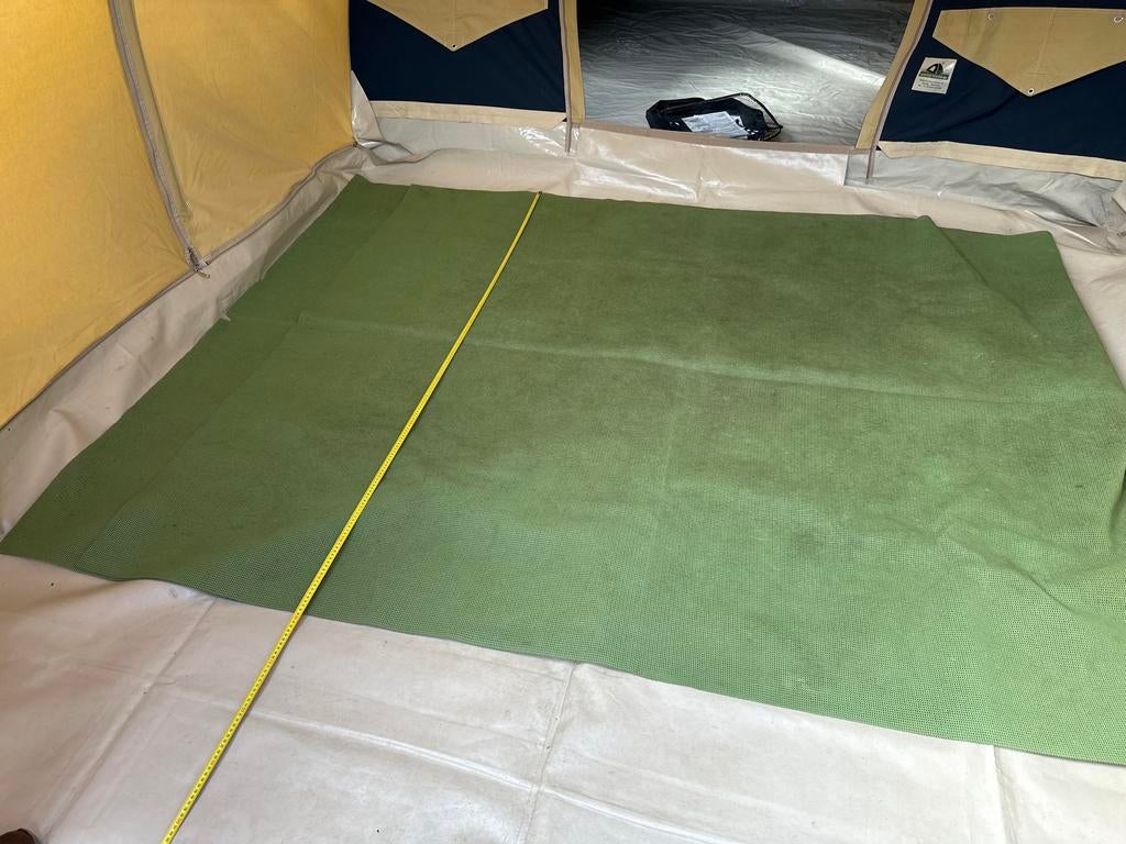 Tenttapijt / Grondzeil voor tent - 198 x480cm, Caravans en Kamperen, Kampeeraccessoires, Ophalen of Verzenden, Gebruikt