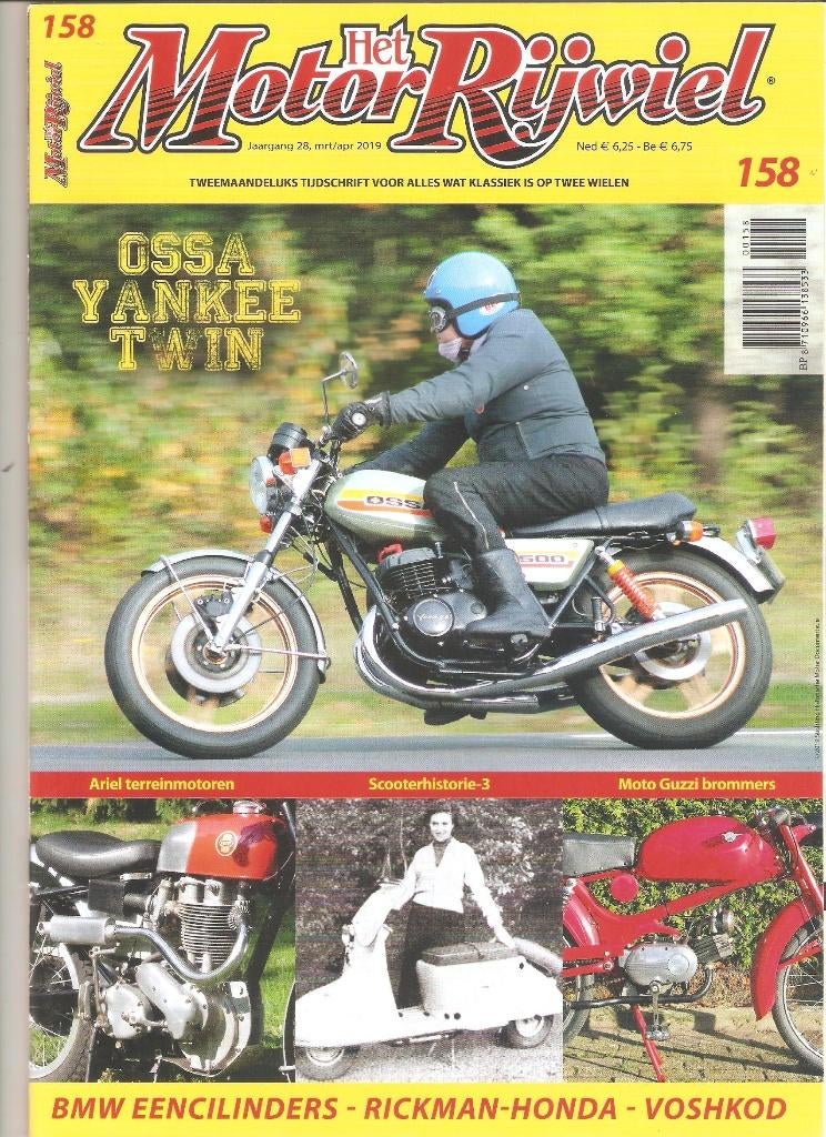 158 – Ossa – Ariel – Moto Guzzi – BMW - Scooters, Ophalen of Verzenden, Zo goed als nieuw, Sport en Vrije tijd