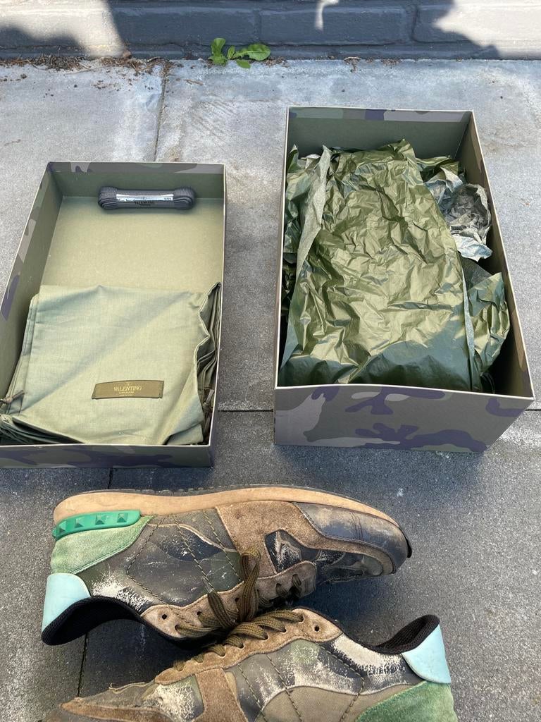 Valentino schoenen, Bruin, Ophalen of Verzenden, Sneakers of Gympen, Gedragen