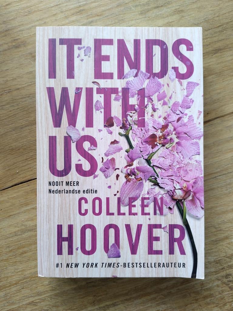 It Ends With Us - Colleen Hoover (Nederlandse editie), Boeken, Romans, Ophalen of Verzenden, Zo goed als nieuw, Colleen Hoover
