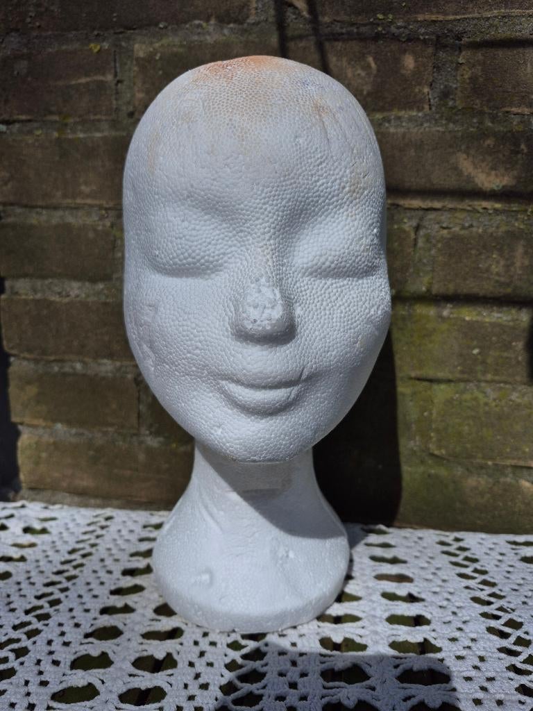 mannequinhoofd, Ophalen of Verzenden, Gebruikt, Overige materialen