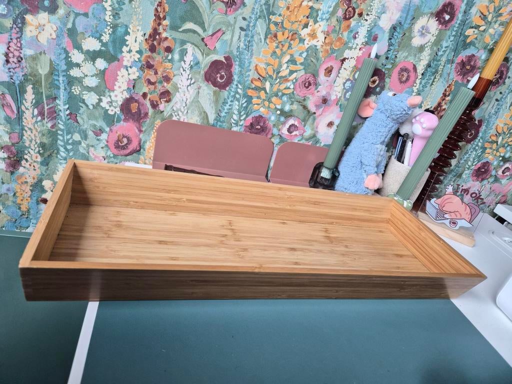 IKEA VARIERA Bamboe Lade-organizer - Zo goed als nieuw, Ophalen of Verzenden, Zo goed als nieuw, Rechthoekig, Riet