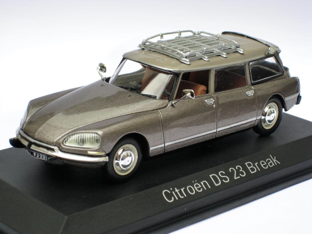 Citroen DS 23 Break 1974 bruin Scarabée (groen) Norev 1:43, Ophalen of Verzenden, Nieuw, Auto, Norev