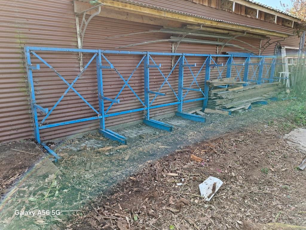 Draagarmstelling gebruikt 10 strekkende meter, Ophalen of Verzenden