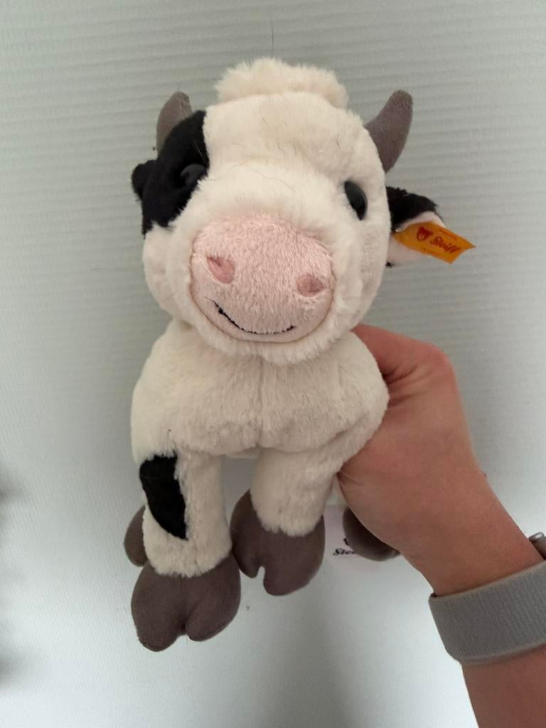 Steiff Cow Plushie, Ophalen of Verzenden, Zo goed als nieuw