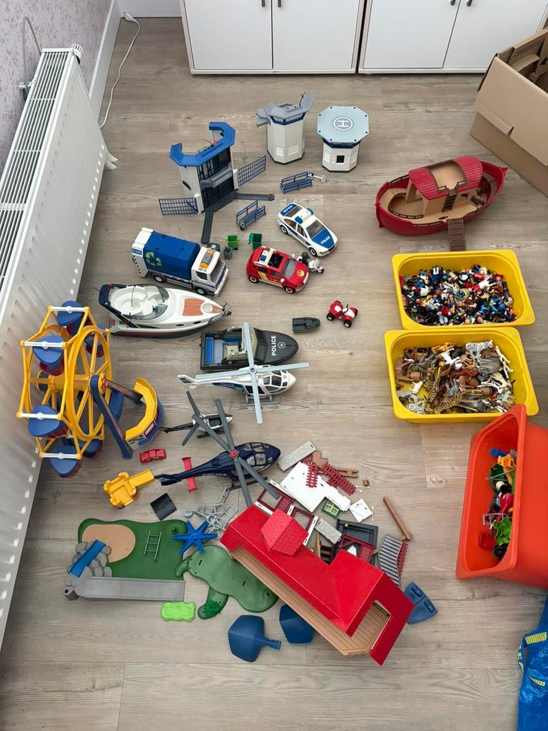 Heel veel Playmobil, in 1 koop, Ophalen, Gebruikt