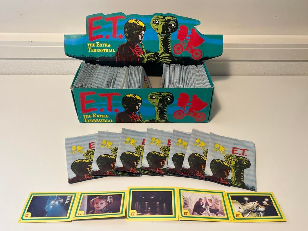 ET The Extra Terrestrial Monty Gum plaatjes trading Cards, Verzenden, Meerdere plaatjes
