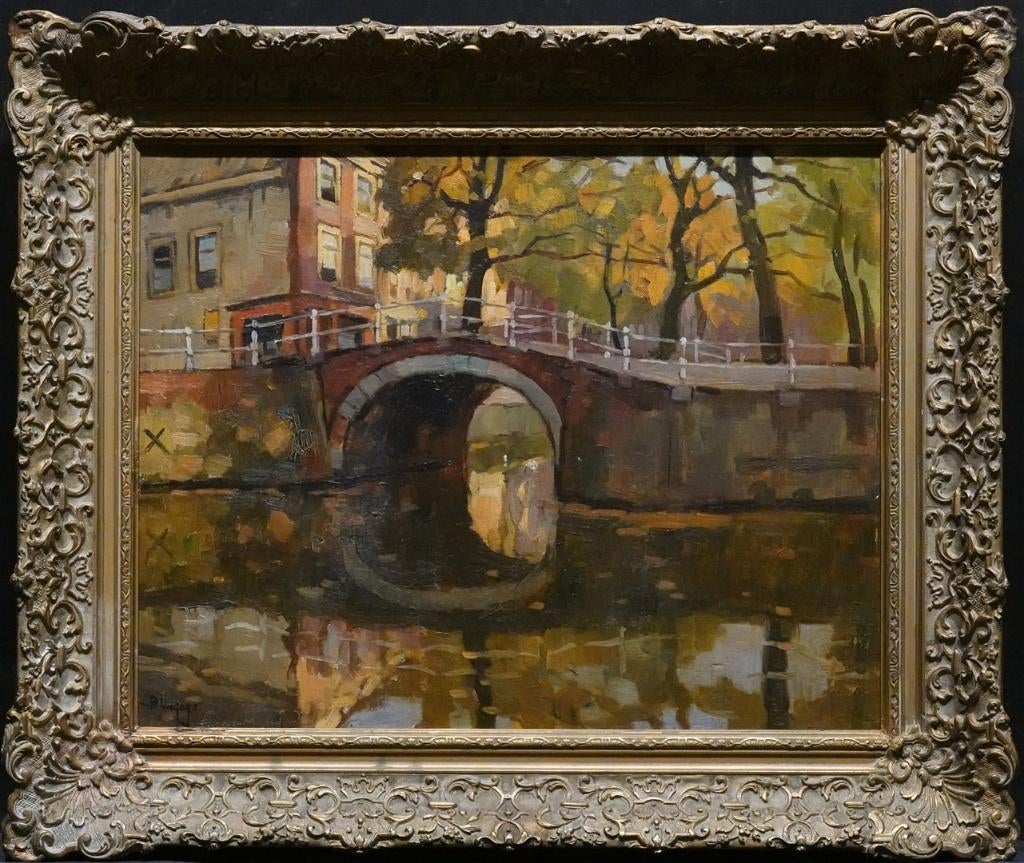 Ben Viegers, olieverf op doek, 40,5 x 50,5 cm, Ophalen of Verzenden