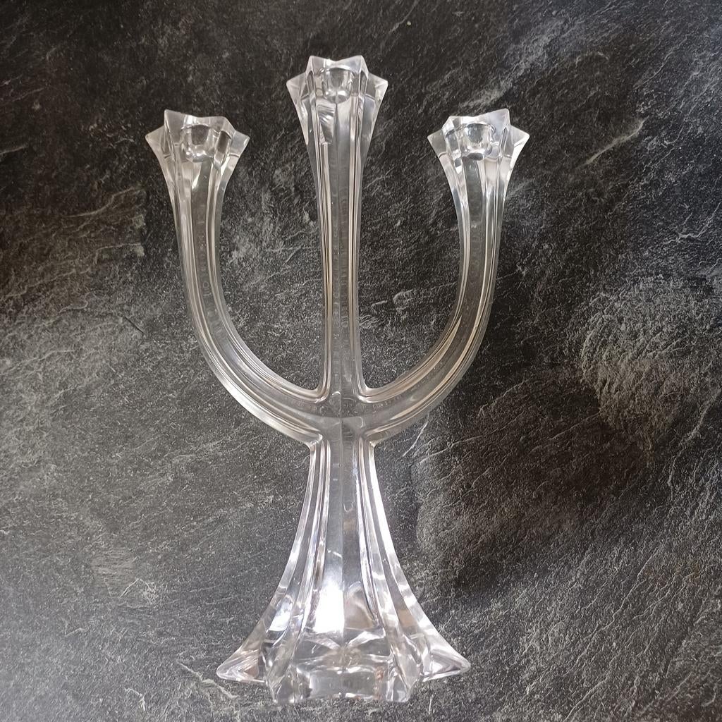 Kristallen kandelaar Villeroy en Boch, Antiek en Kunst, Ophalen