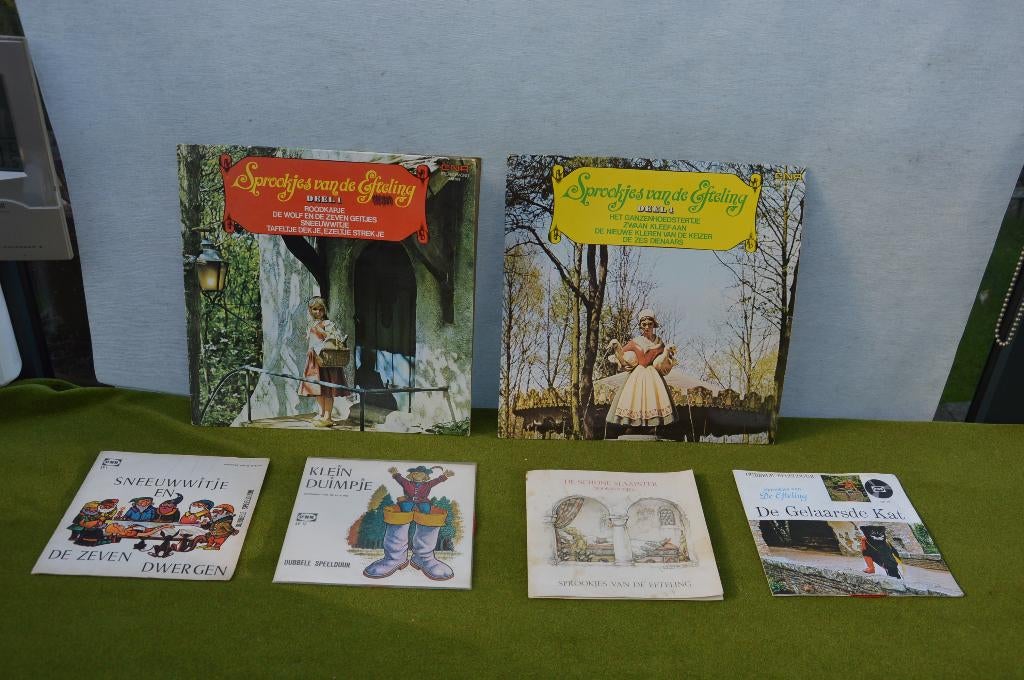 7 oude Efteling LP`s en singeltjes: Sprookjes van de Eftelin, Ophalen of Verzenden, Gebruikt, Gebruiksvoorwerp