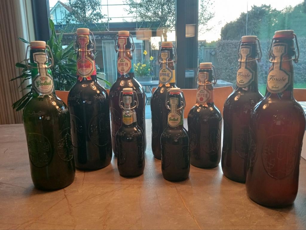 Grolsch beugelflessen., Ophalen of Verzenden, Flesje(s), Grolsch