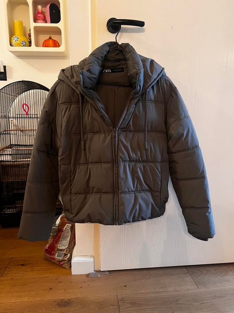 Zara jas maat XS, Ophalen of Verzenden, Zo goed als nieuw, Maat 46 (S) of kleiner, Groen