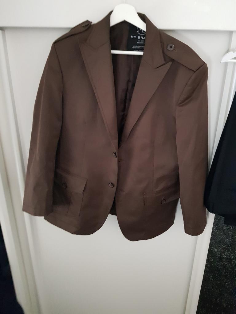 brand  super mooi heren blazer mt l, Ophalen of Verzenden, Zo goed als nieuw, Blauw