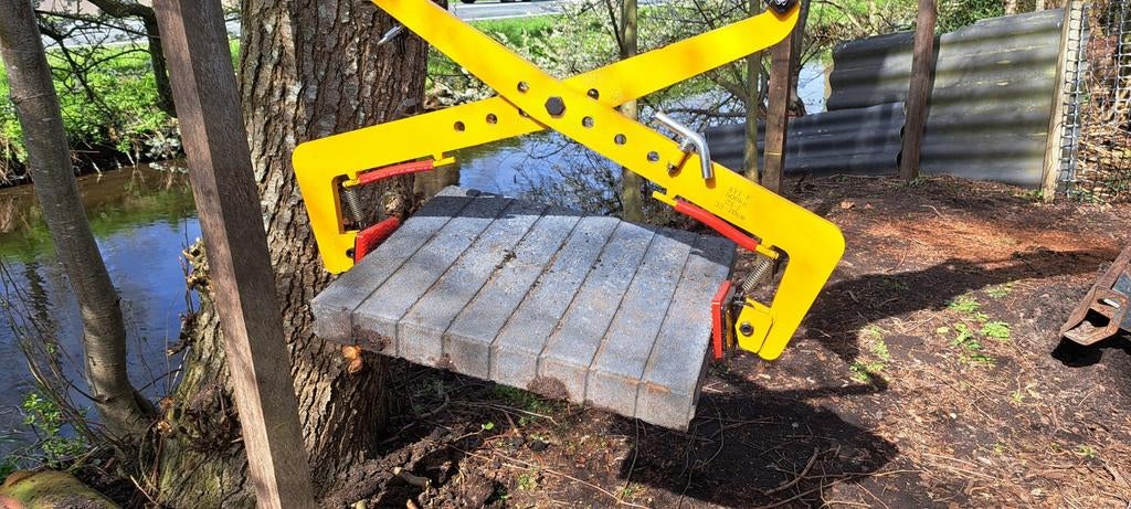 Tegelklem, Bandenklem, Tegelgrijper voor Minigraver, Ophalen, Nieuw, Overige soorten