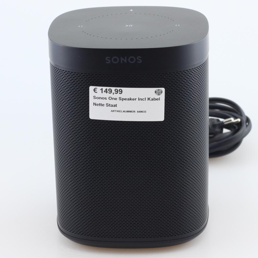 Sonos One Speaker Incl Kabel Nette Staat, Sonos, Zo goed als nieuw, Support@sonos, 614 Chapala Street
Santa Barbara, CA 93101
USA