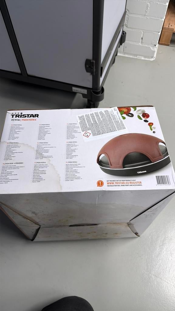 Tristar pizza festa 6, Witgoed en Apparatuur, Kookplaten, Ophalen of Verzenden, Nieuw, Elektrisch, 5 kookzones of meer