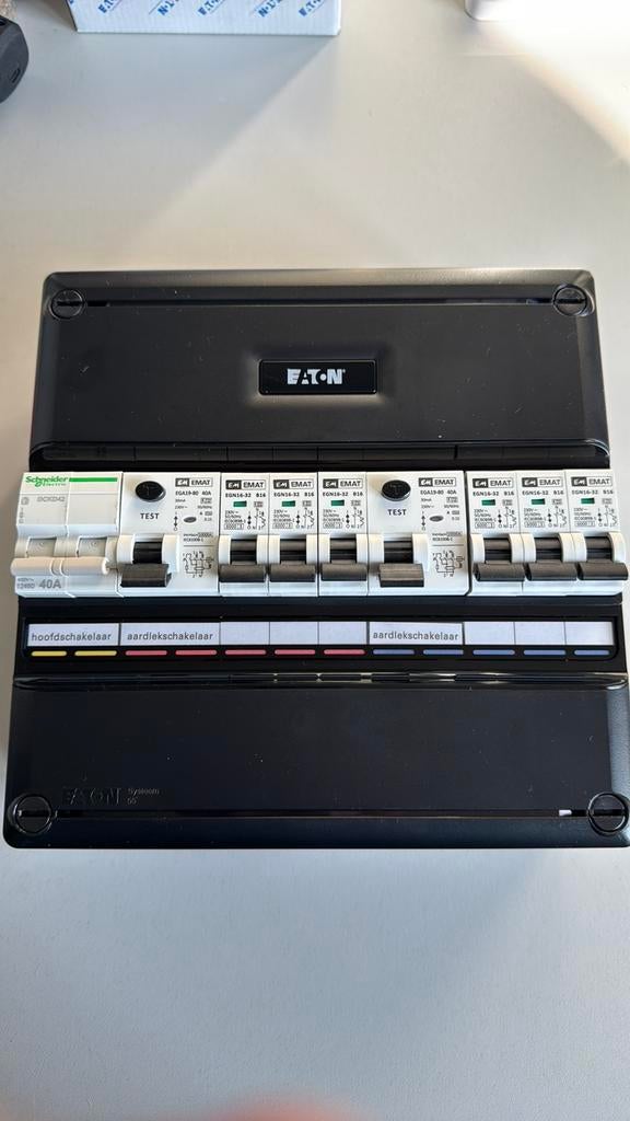 Groepenkasten met 6 groepen B16, Ophalen of Verzenden, Gebruikt