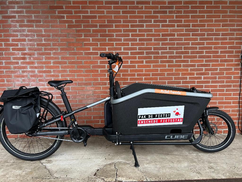 Cube Cargo Hybrid 500 Elektrische Bakfiets Bosch Cargo Line, Elektrisch, Zo goed als nieuw, 2 kinderen, Ophalen