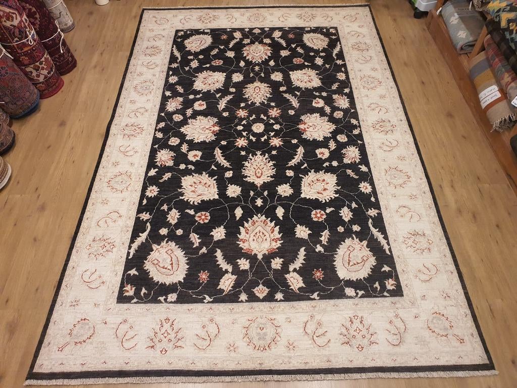 Handgeknoopt oosters tapijt ziegler 302x200, Info@SlatsAntiek.nl, Perzisch, Vof Slats Antiek, Ophalen of Verzenden