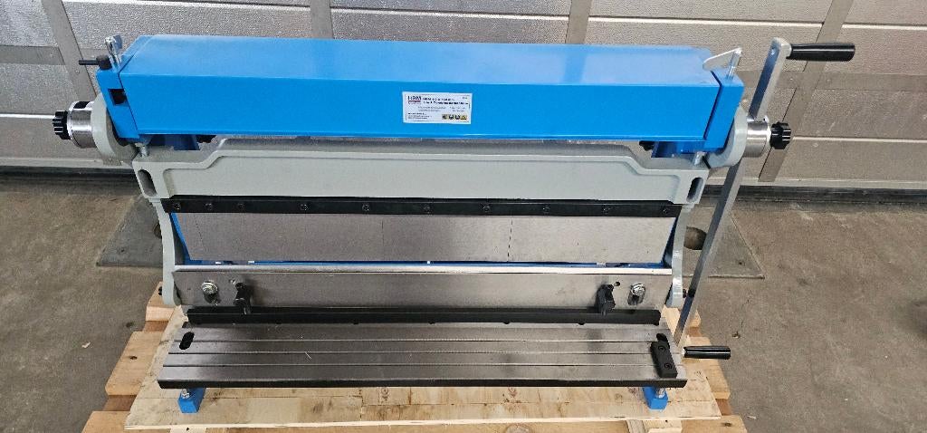 HBM 760 mm Plaatwals, Vingerzetbank en Knip combinatie, Ophalen of Verzenden, Zo goed als nieuw