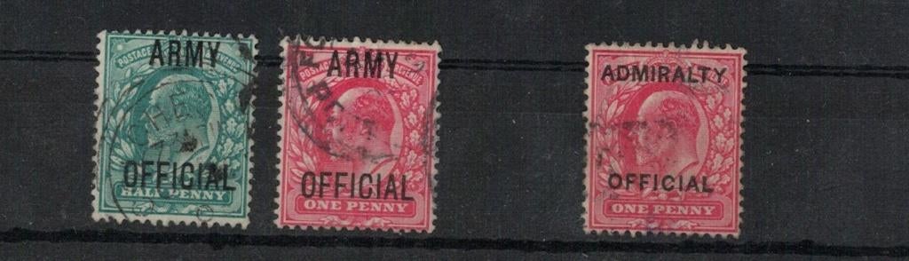 Kavel A5 - Army en Admiralty Official- UK, Ophalen of Verzenden, Gestempeld