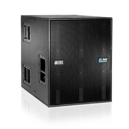 2x dB Technologies DVA S1518N subs, Subwoofer, Zo goed als nieuw, 120 watt of meer, Ophalen